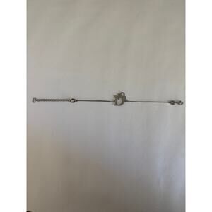 90s Dior Trotter Logo Snake Bracelet